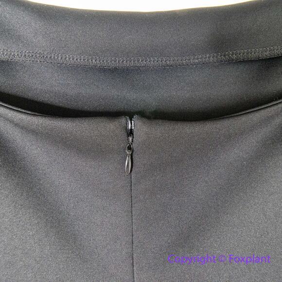 New! Eloquii black sheath dress square neck cap sleeve, size 24 - Picture 9 of 12